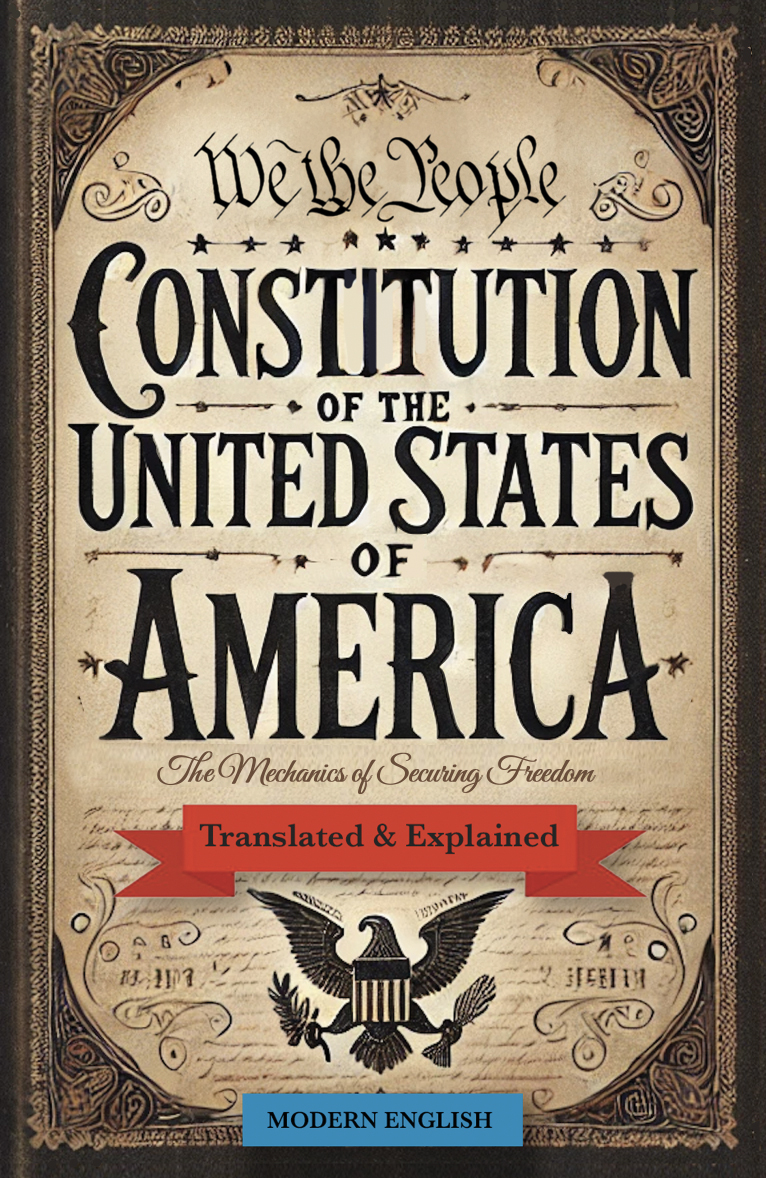 The United States Constitution Translated and Explained in modern English